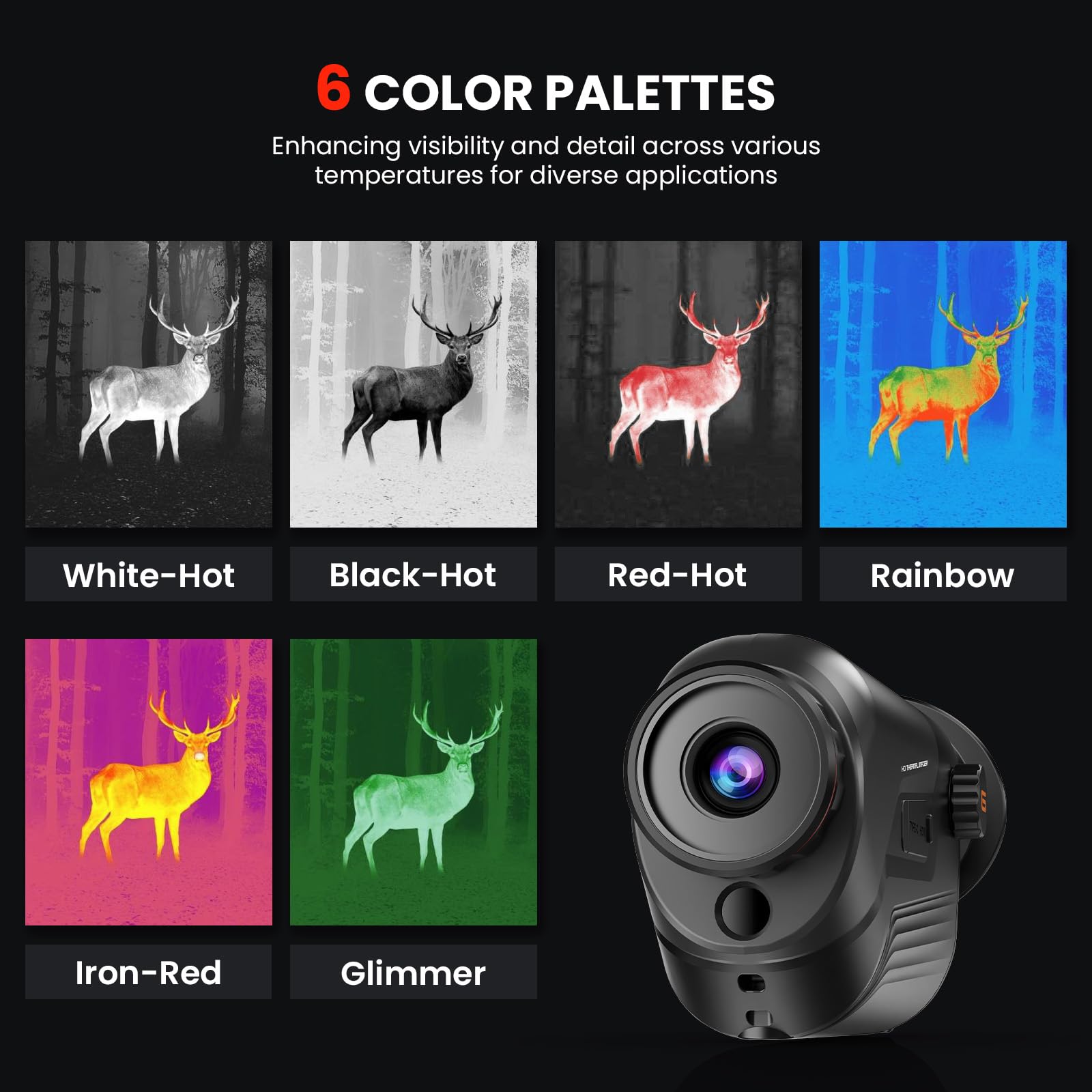 GOYOJO thermal monocular compact-design photo emphasizes portable outdoor companion.