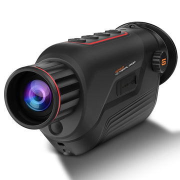 GOYOJO thermal monocular front view highlights portable design for quick scouting.