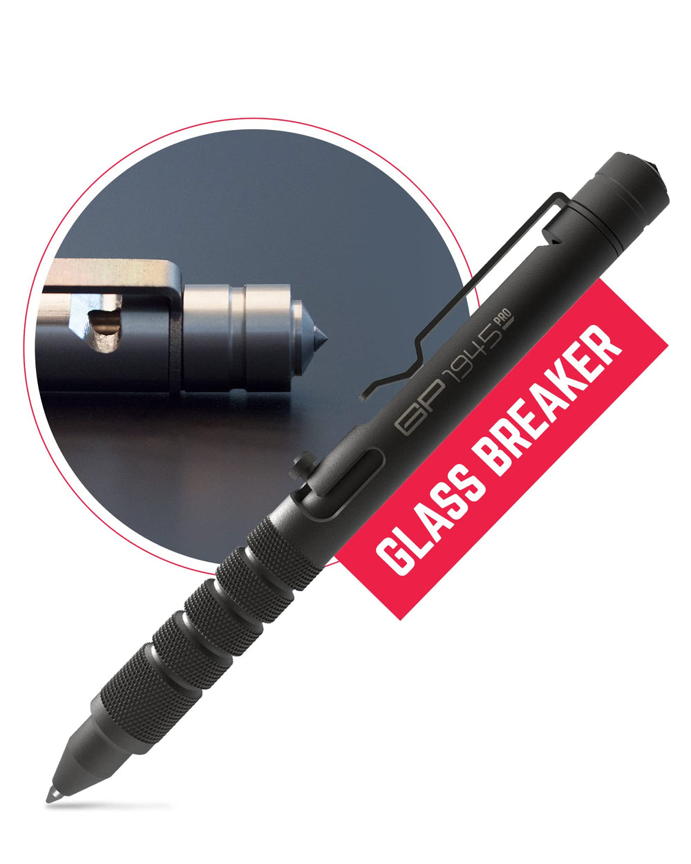 GPCA 1945 Pro two-level clip for secure carry on fabrics
