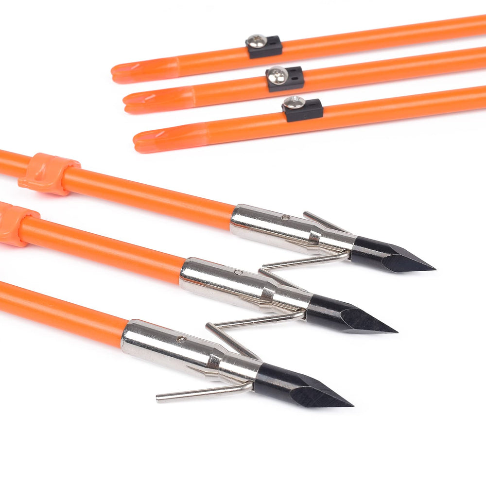 GPP six-piece bowfishing arrow pack keeps arrows ready for trips.