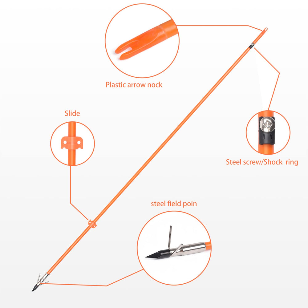 GPP bowfishing arrow ideal for target practice and outdoor fishing sessions.