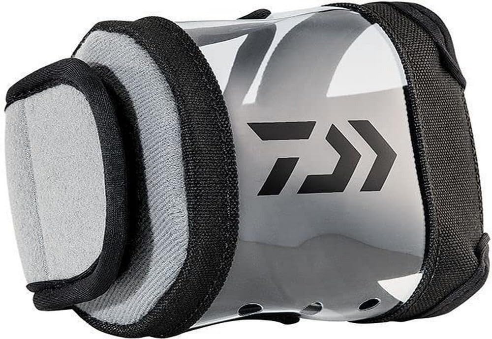 G.P.S. Daiwa D-VEC reel cover with see-through window for quick reel identification and drainage.