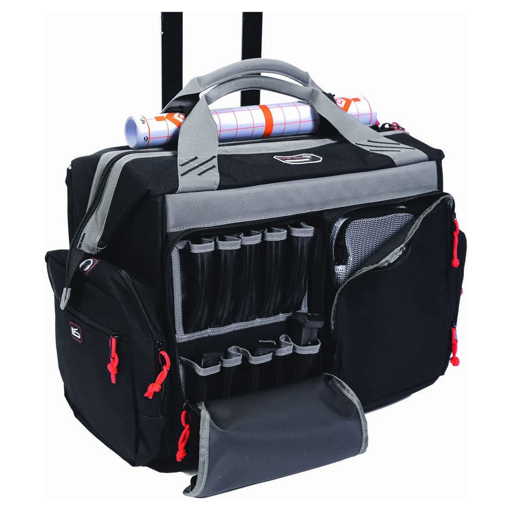 G.P.S. bag features padded sides and bottom to protect gear during transport.
