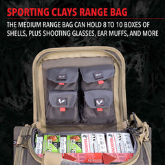 End lift ports on the G.P.S. Sporting Clays Range Bag Olive