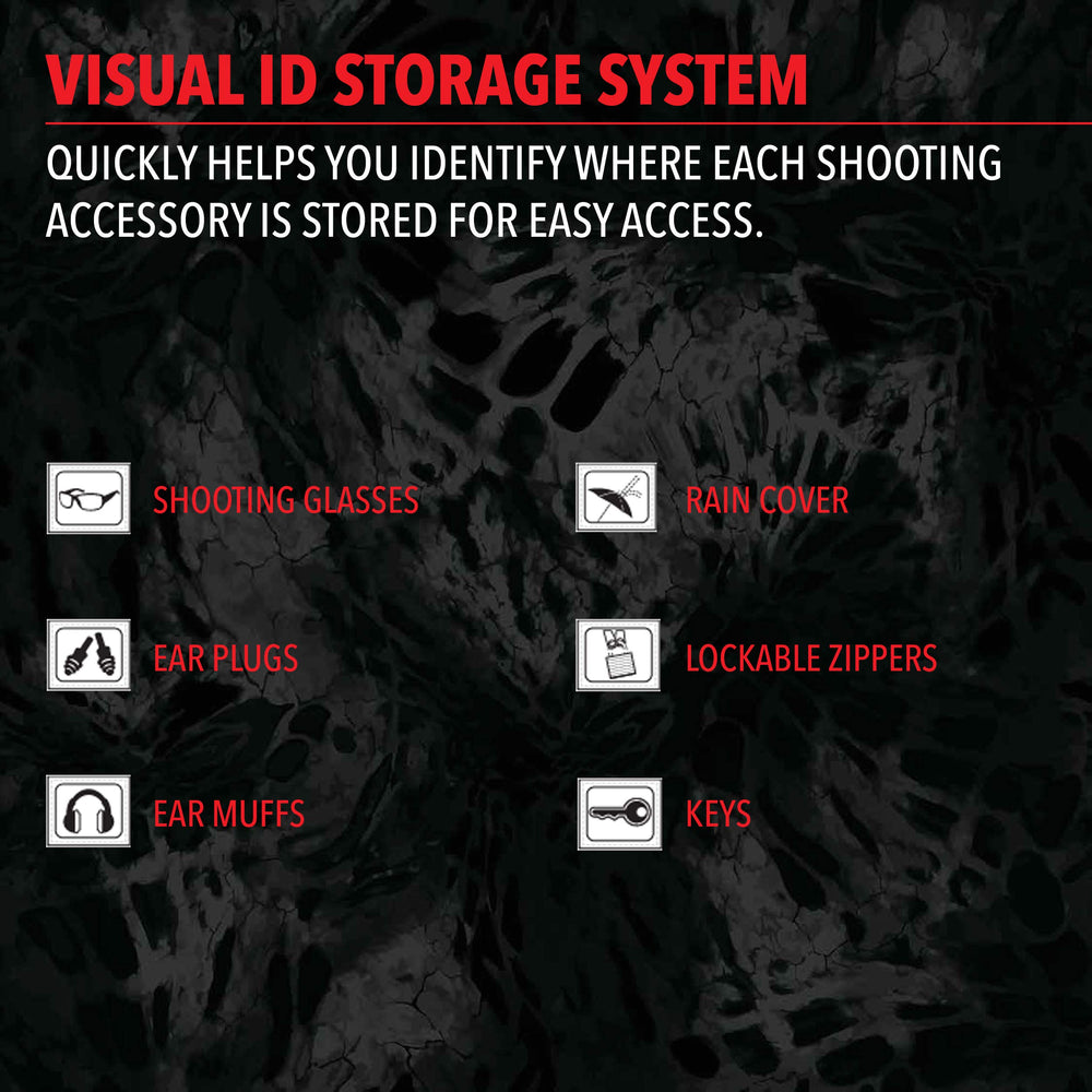 Durable construction of G.P.S. Sporting Clays Range Bag Olive