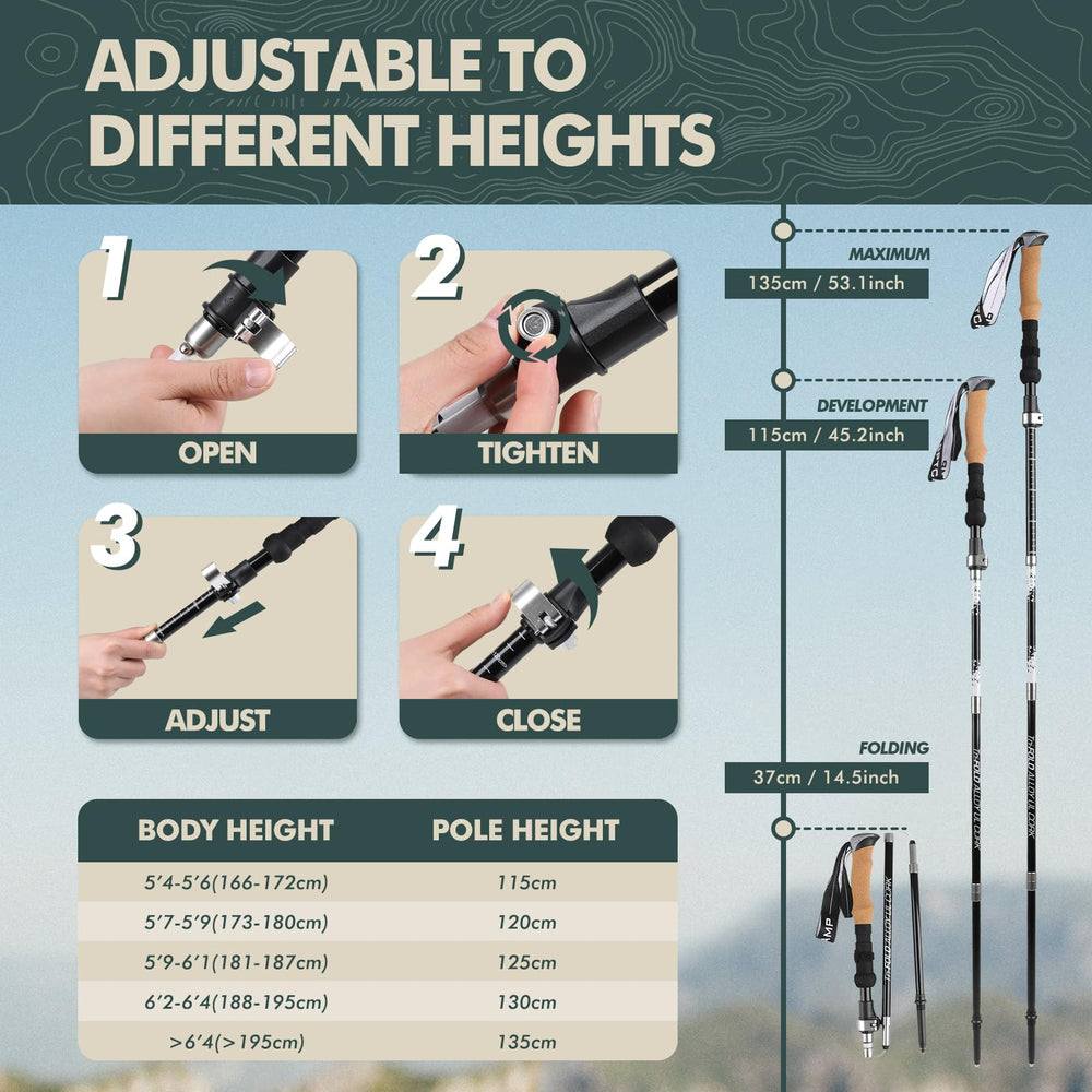GPTCAMP Nordic TPZ-1 7075 aluminum offers lightweight durability.