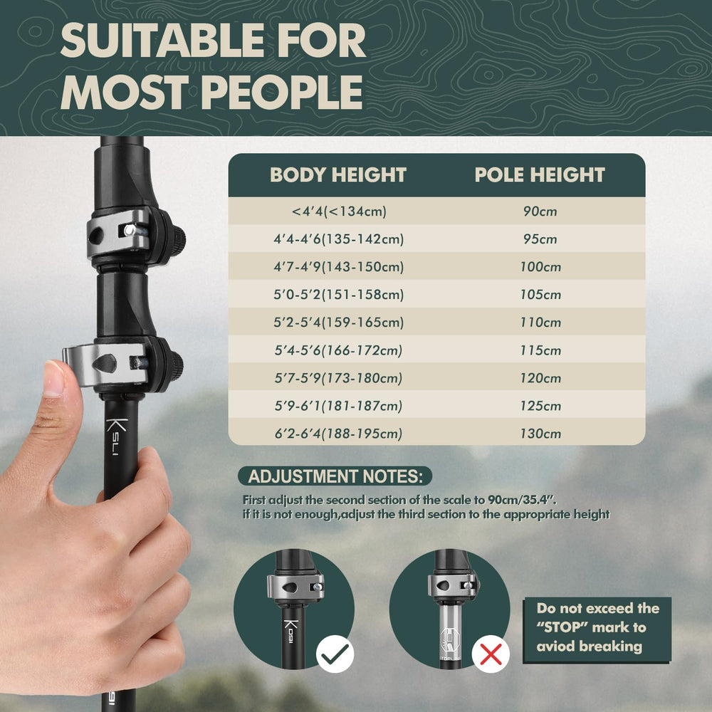 GPTCAMP walking sticks packed for quick setup during backpacking trips.
