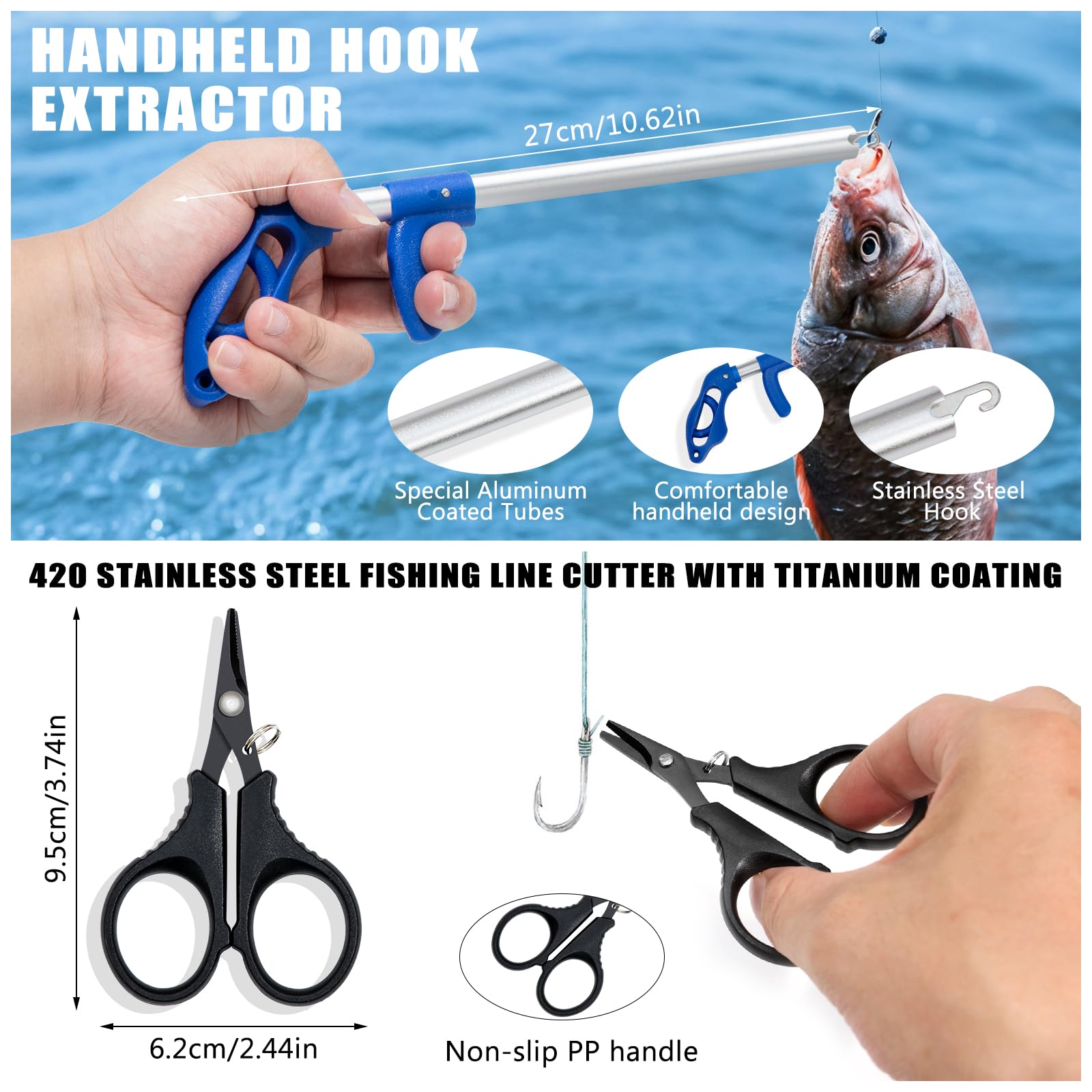 GPUSFAK anti-cutting gloves for safer handling during fishing tasks