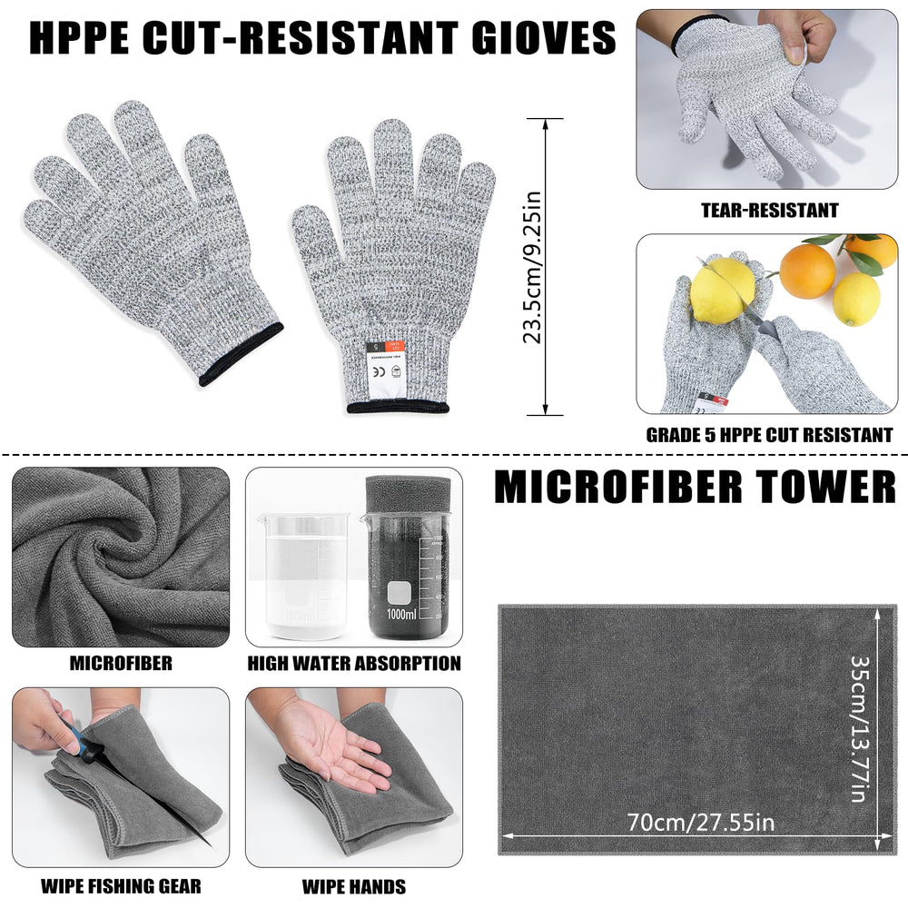 Anti-cutting gloves for safe handling