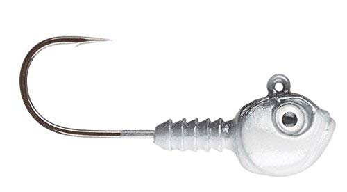 Guppy Head GPYGRP-1810 jig shown in Green Pumpkin color with 1/8oz weight