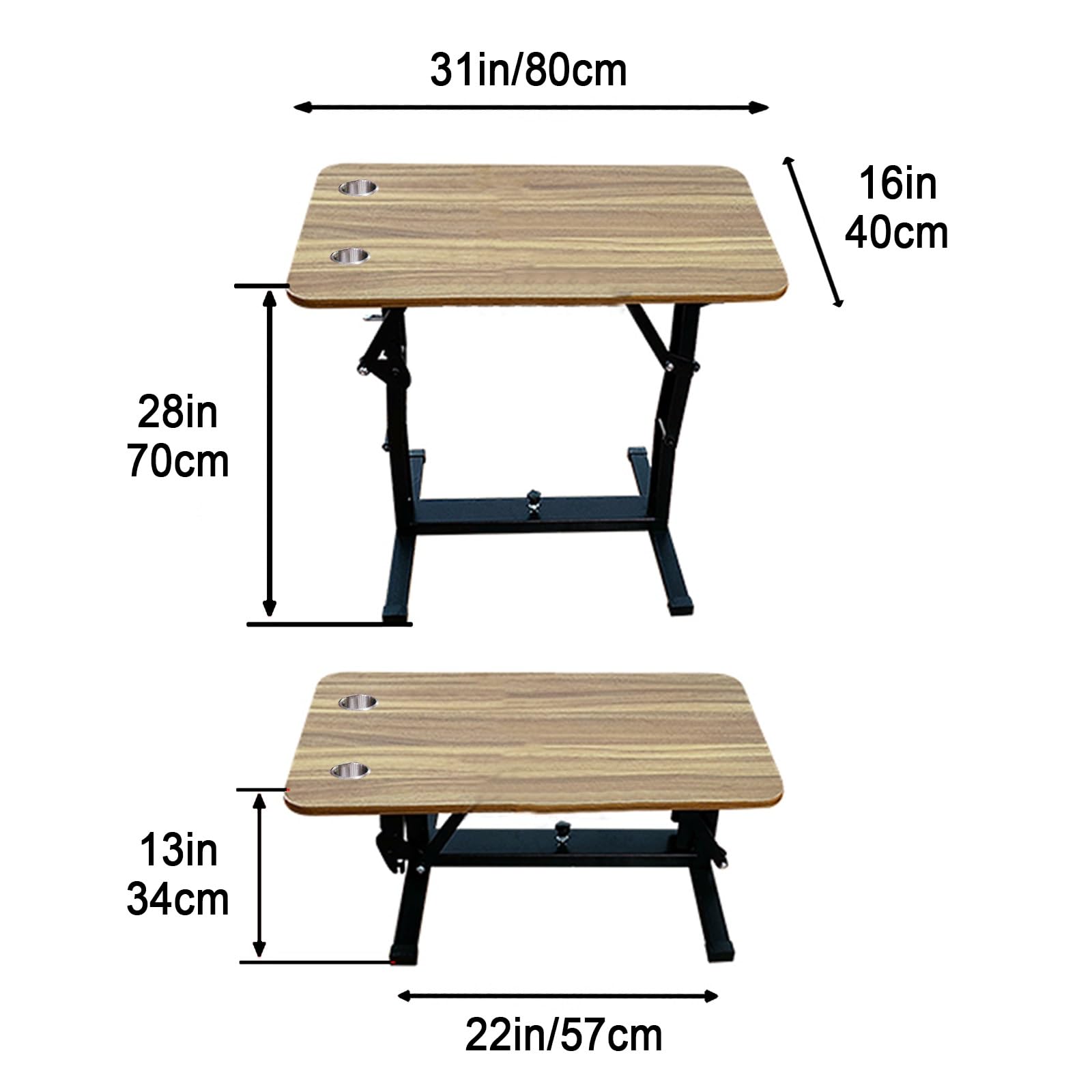 GQMYCDM RV folding table with lift height adjustment for comfortable dining anywhere