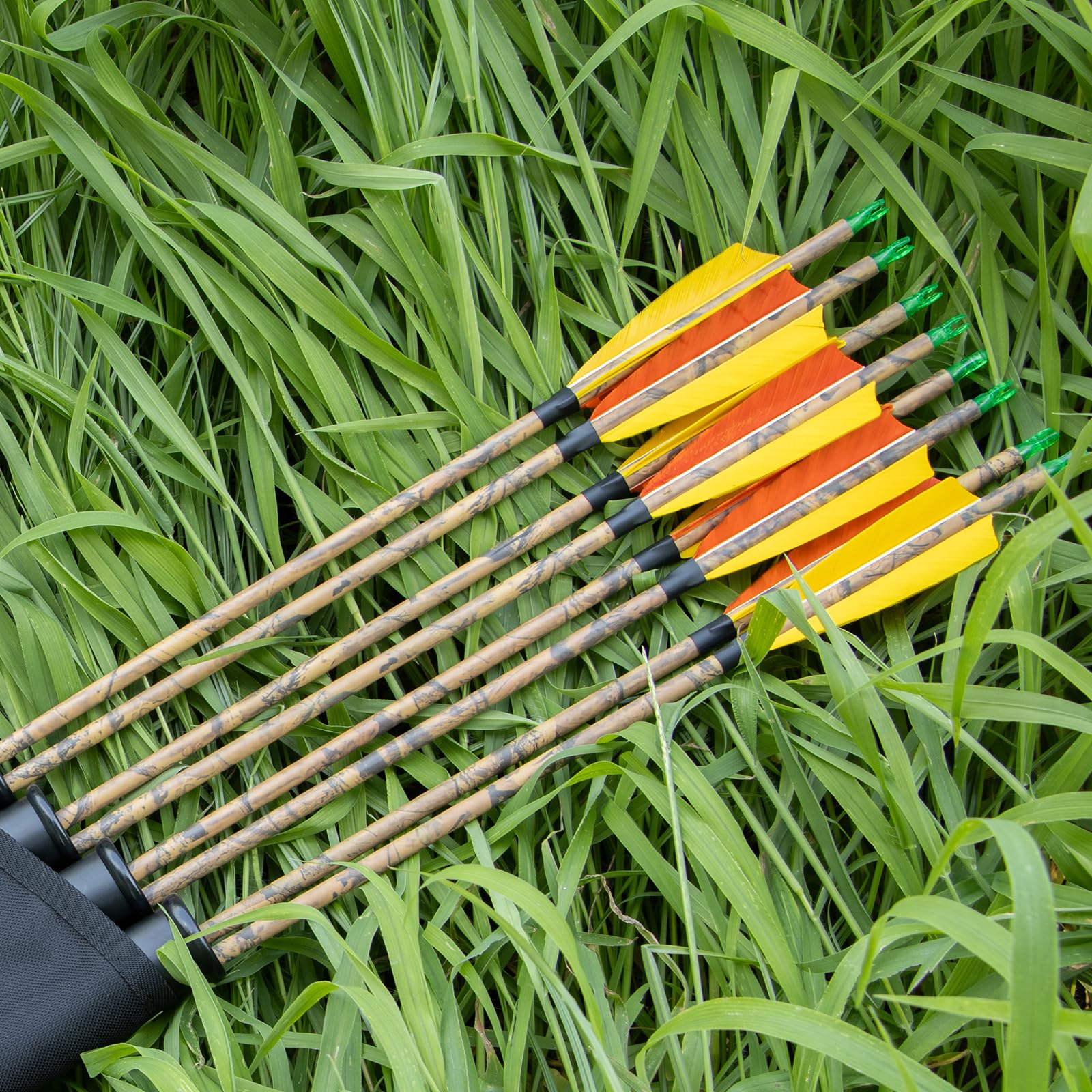 GQT no-glue nock design allows easy adjustments.