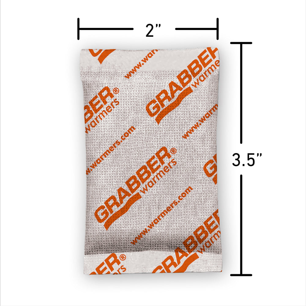 Grabber hand warmers in use provide warm hands during outdoor activities.