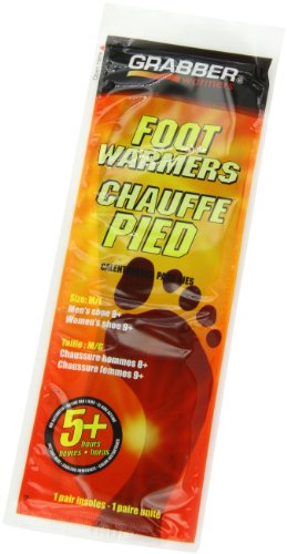 Grabber Insole Warmers disposal notes for easy post-use cleanup