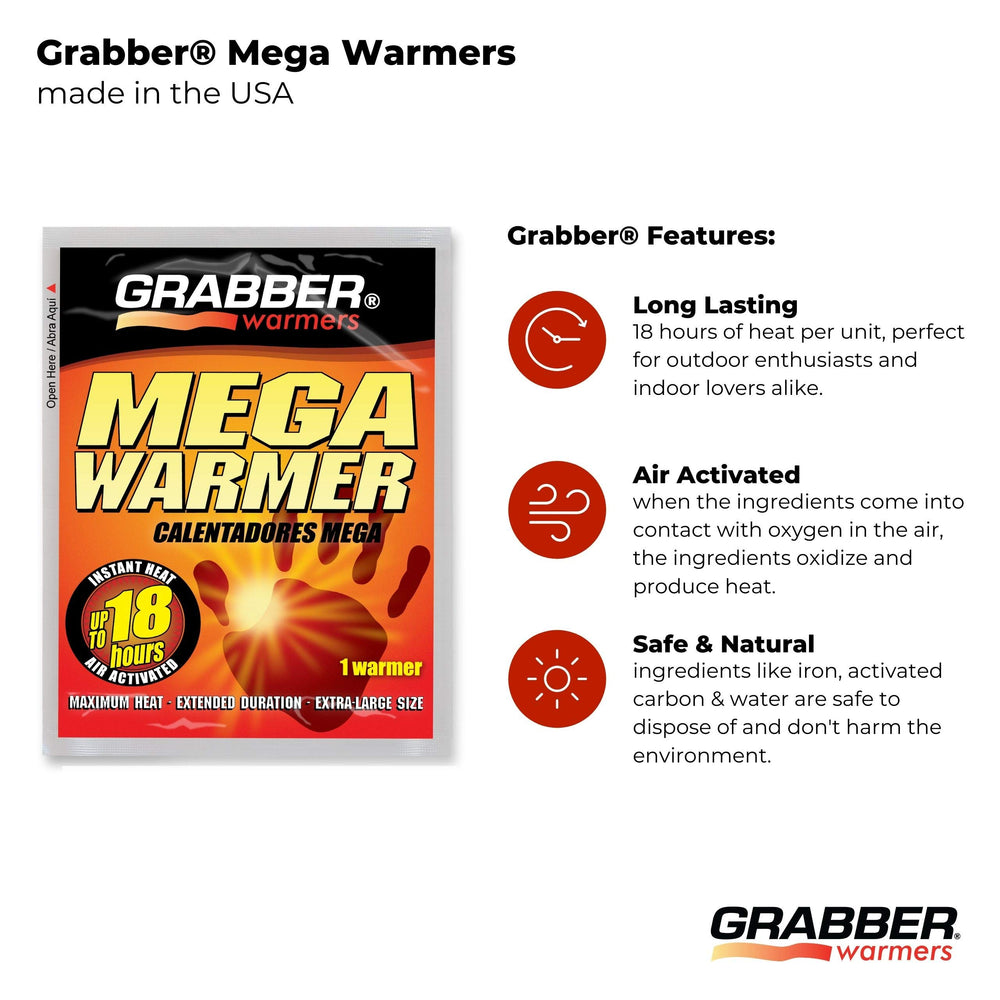 Grabber packaging notes four-year shelf life when stored cool and dry