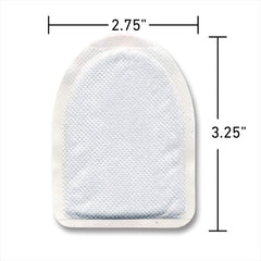 Grabber Toe Warmers placed on toe area illustrate discreet warmth under socks during cold commutes.