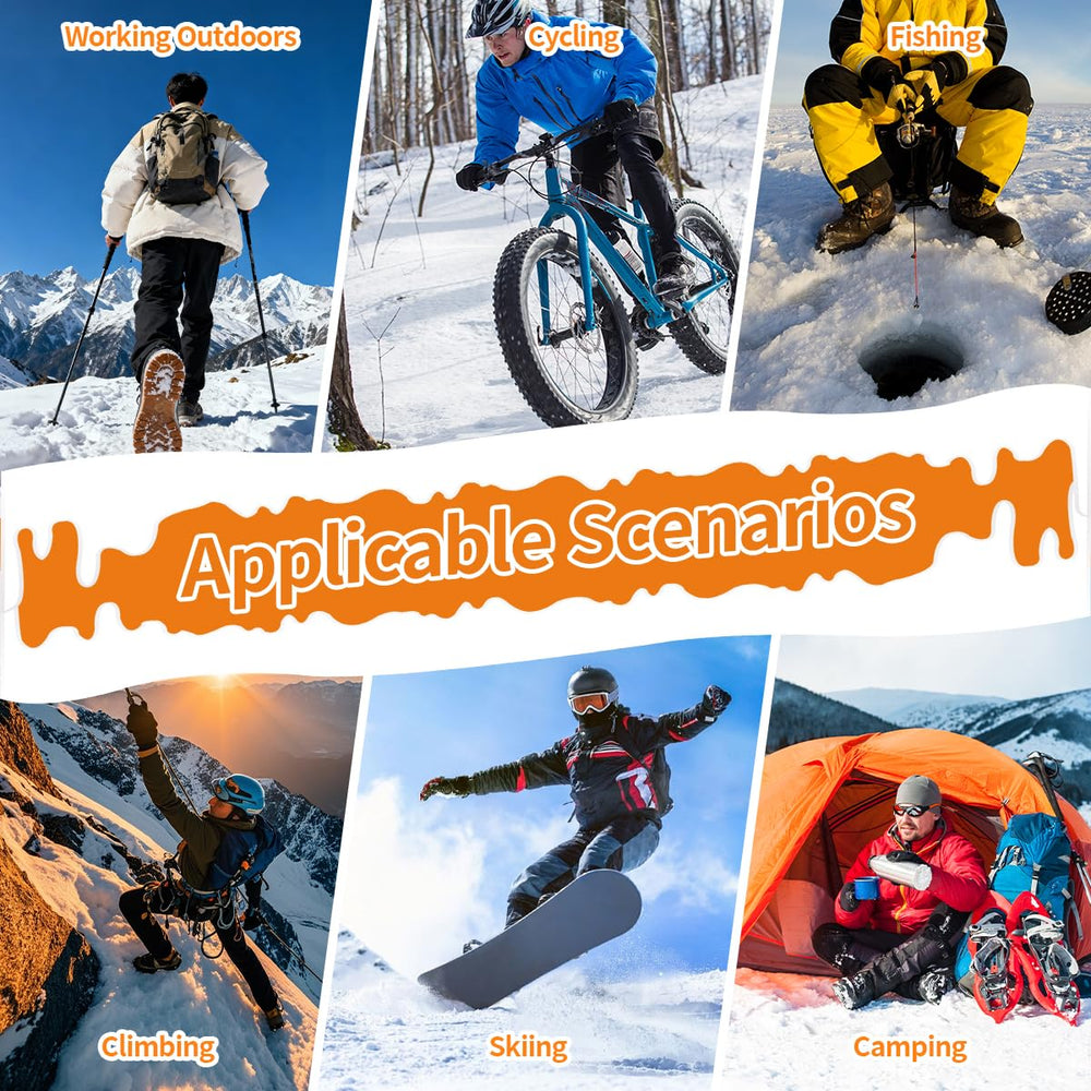 Graciadeco heated socks designed for skiing, hiking, camping and outdoor sports.