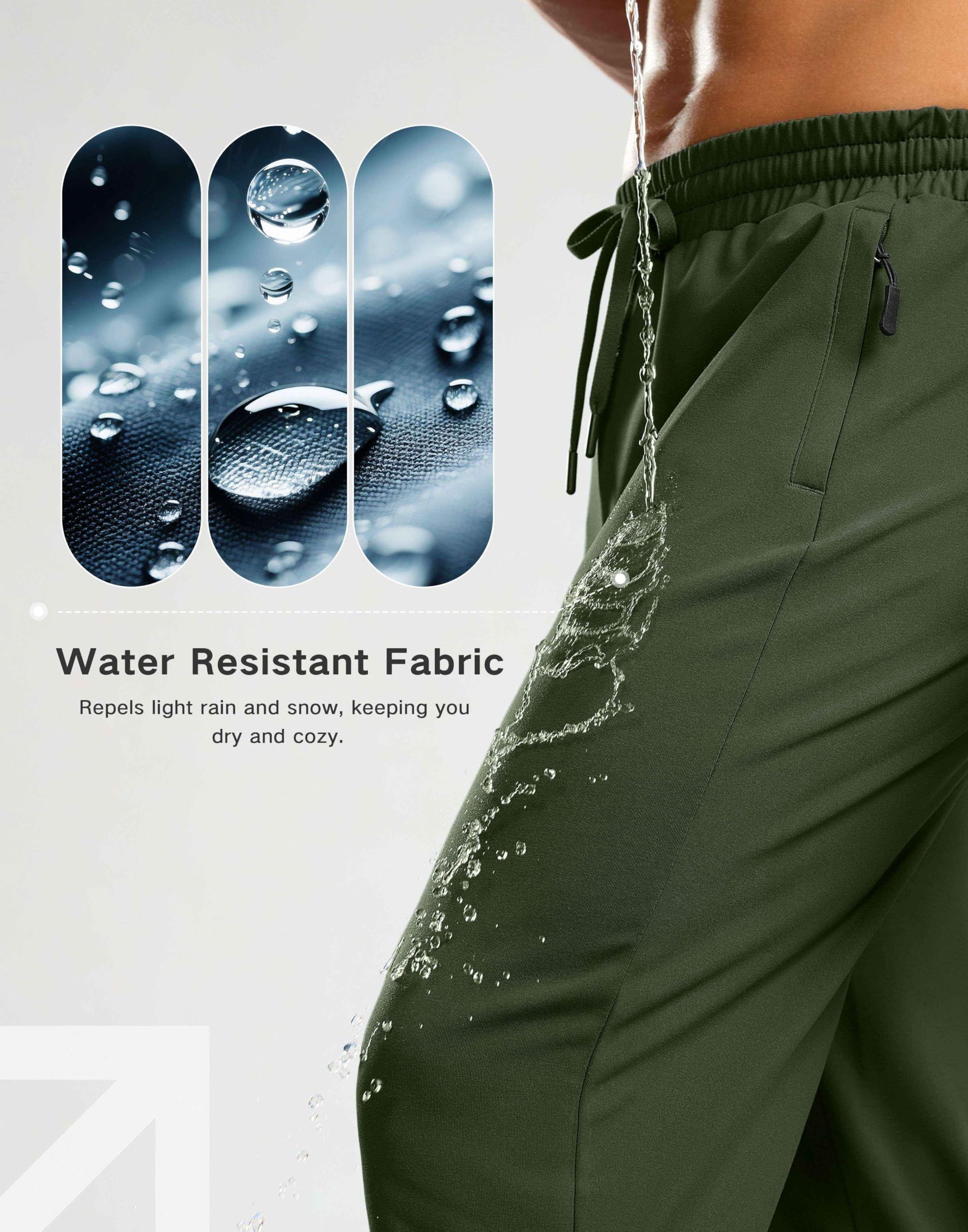 G Gradual pants in olive green suited for daily wear and outdoor activity.