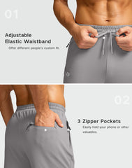 Gradual pants illustrate elastic waist and drawstring for a customizable, secure fit.