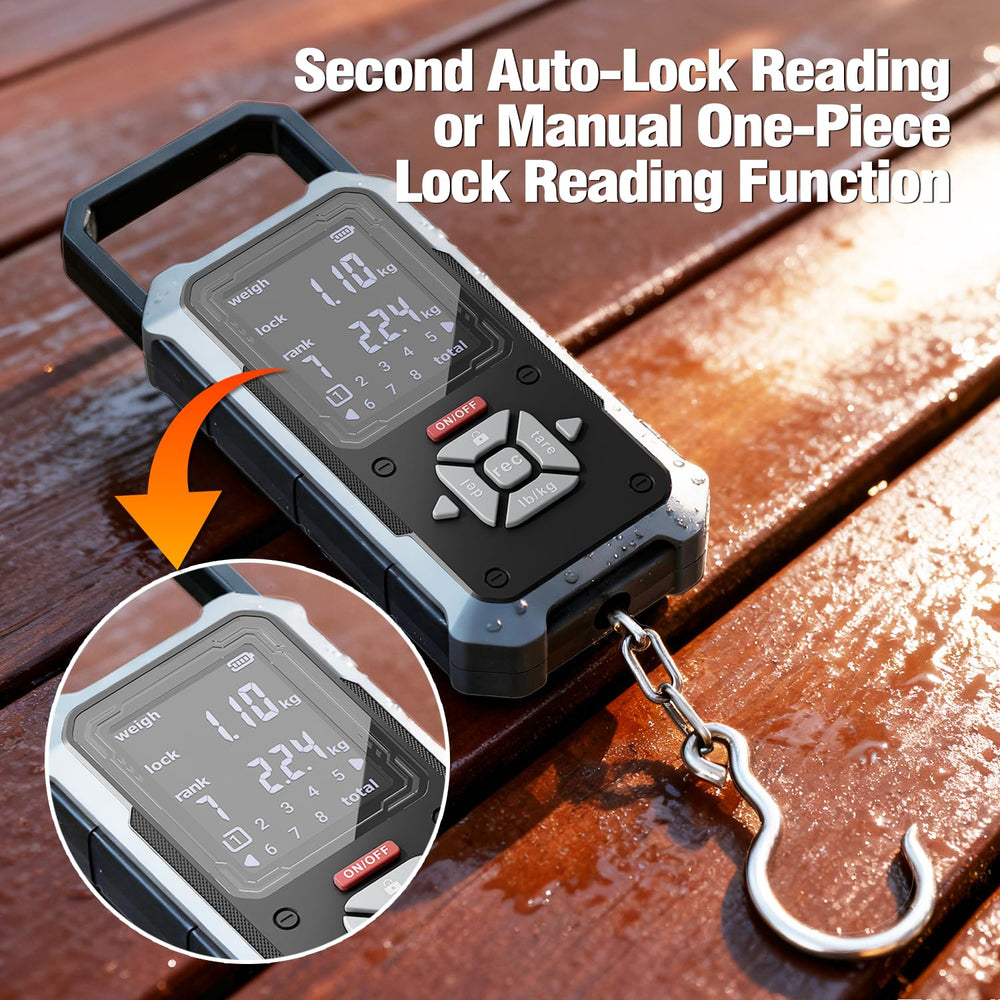 GRAM PRES IPX4 waterproof digital fishing scale