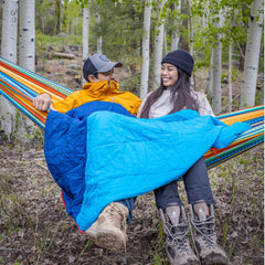 Grand Trunk 360 ThermaQuilt blanket fold shows compact packability and comfort.