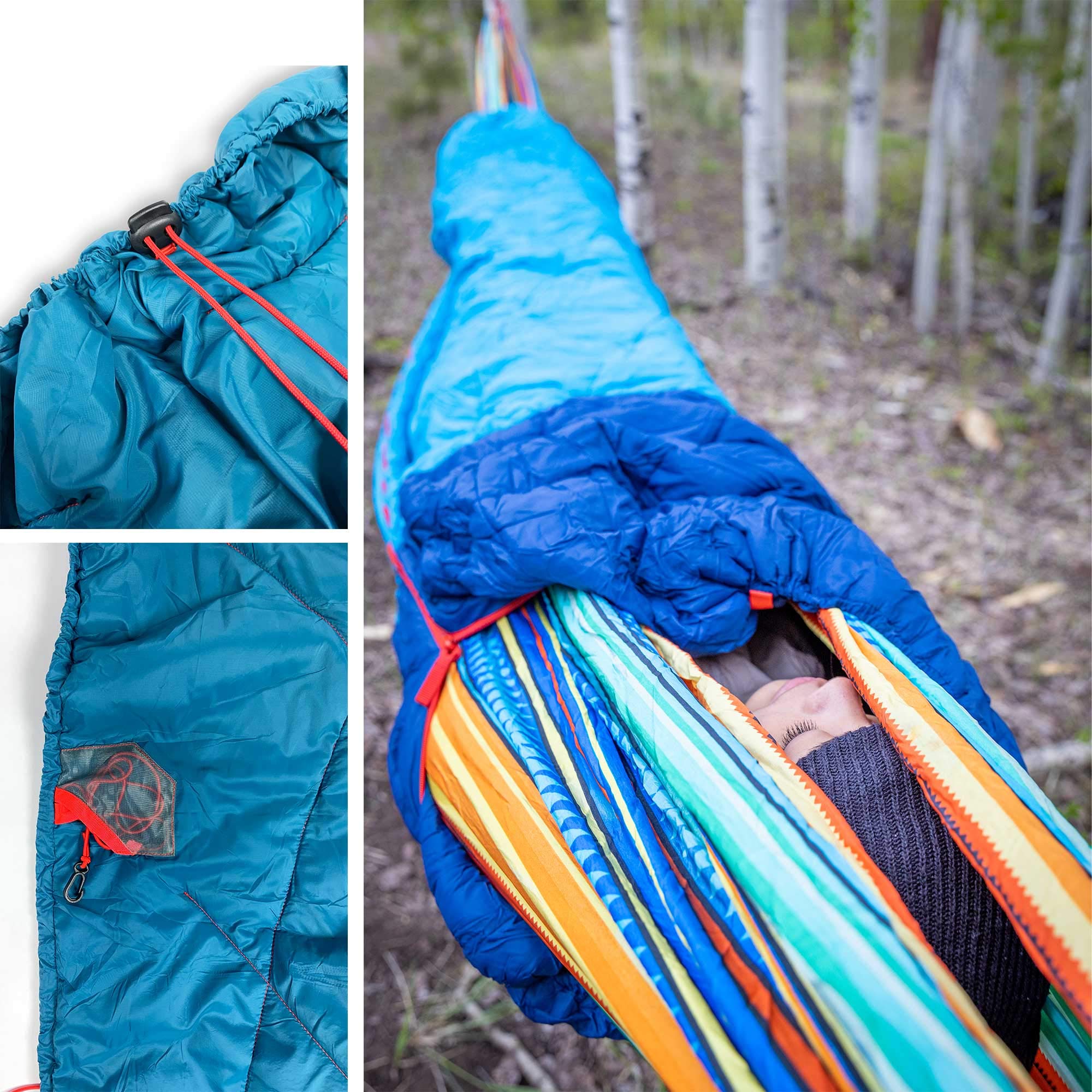 Grand Trunk 360 ThermaQuilt warmth 40°F rating for cooler nights.