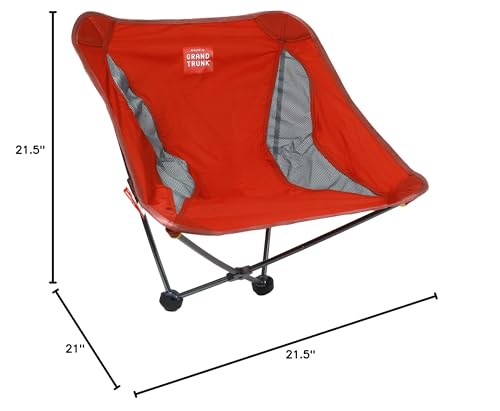 GRAND TRUNK Alite Monarch Chair quick setup with aluminum hub.