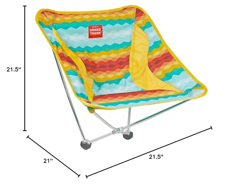 Grand Trunk Alite Monarch Chair quick-setup system speeds camp relaxation.