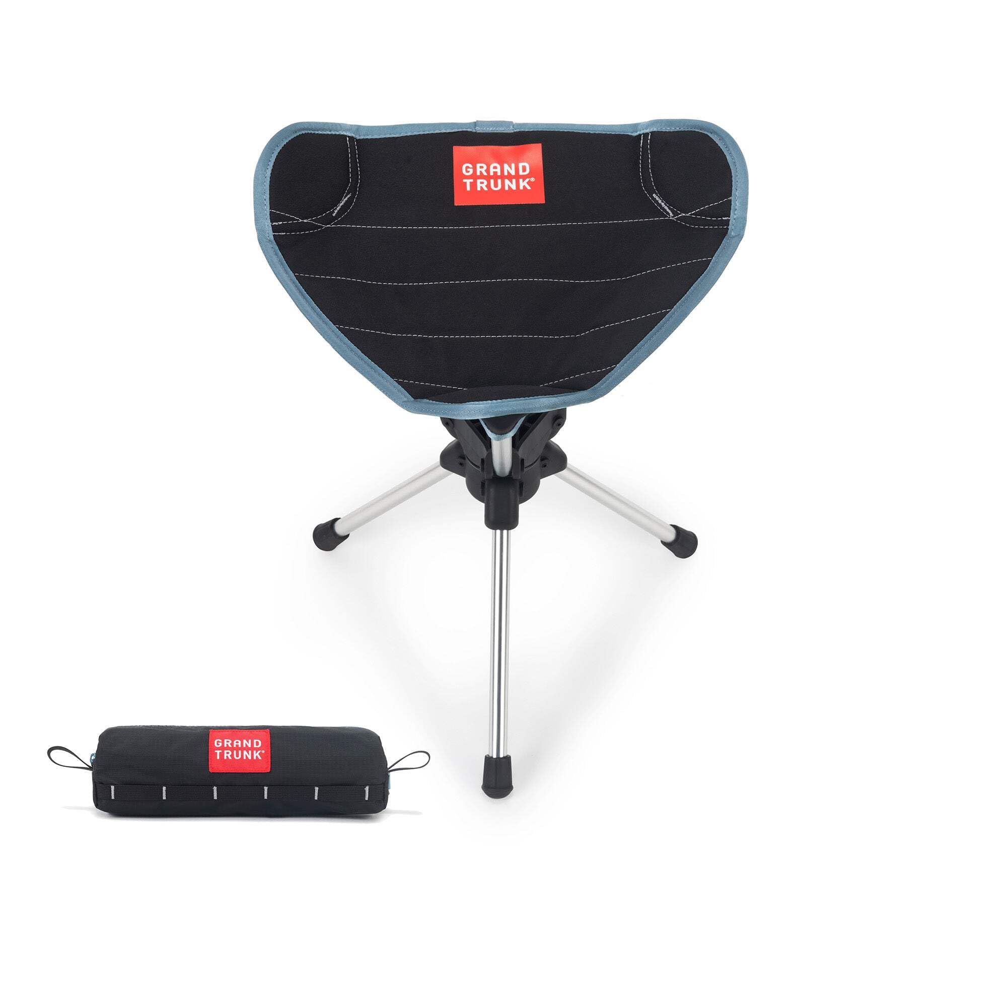 Grand Trunk Compass 360 Stool green in-action use at camp or park