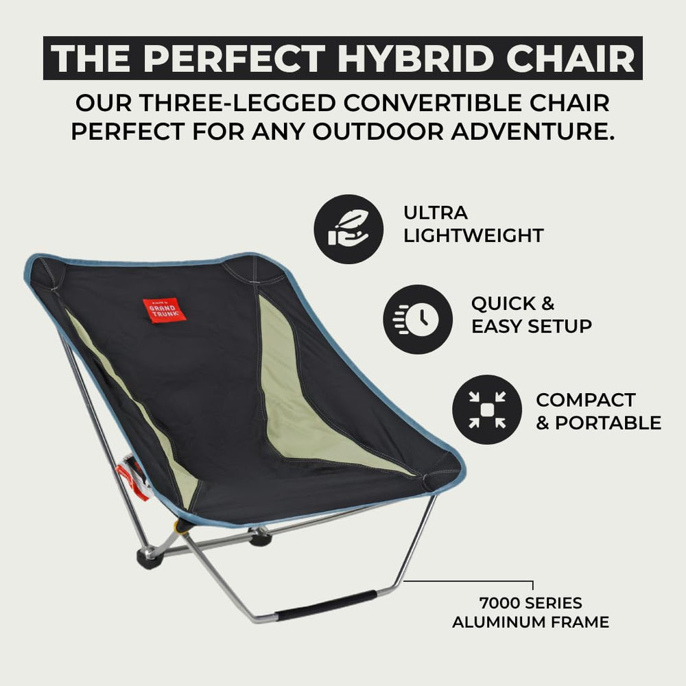 Grand Trunk Mayfly Low Profile Chair in use at a concert, lightweight and versatile
