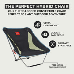 Grand Trunk Mayfly Low Profile Chair in use at a concert, lightweight and versatile