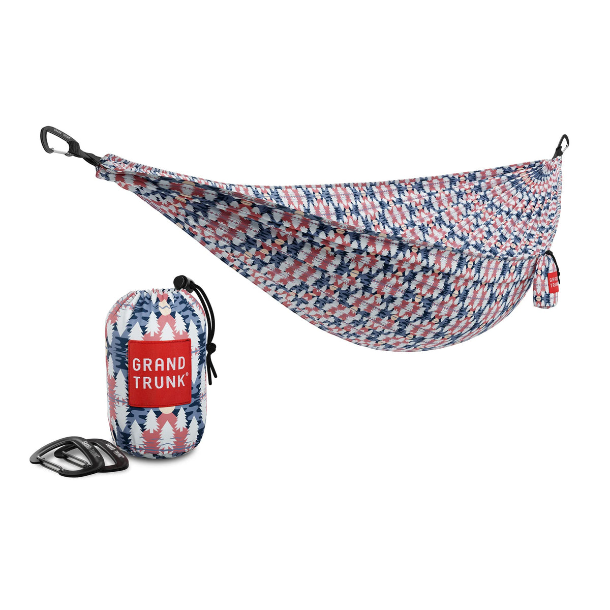 Grand Trunk TrunkTech Double Hammock setup for two, quick assembly and shared comfort.