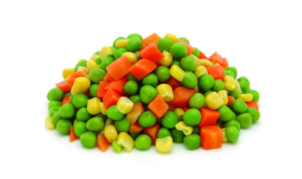 Grandma's Country freeze-dried vegi with long shelf life and practical storage.