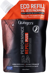 Granger's Performance Repel Plus bottle with spray nozzle for easy waterproofing renewal.