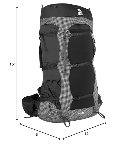 Granite Gear Blaze 60L lid pocket with DWR zipper protects valuables