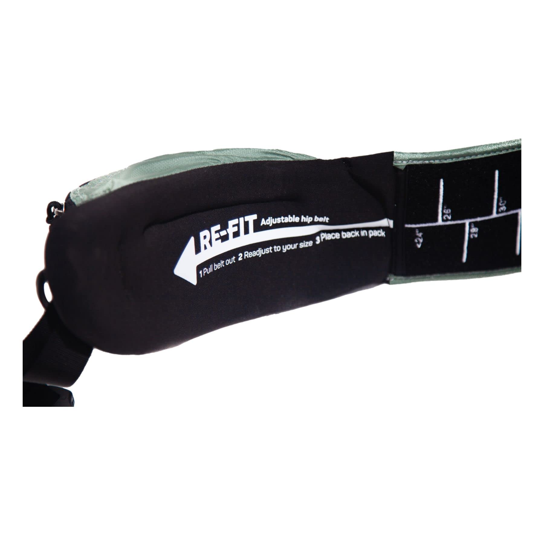 Granite Gear Crown 3 60L backpack side harness setup showing load balancing design