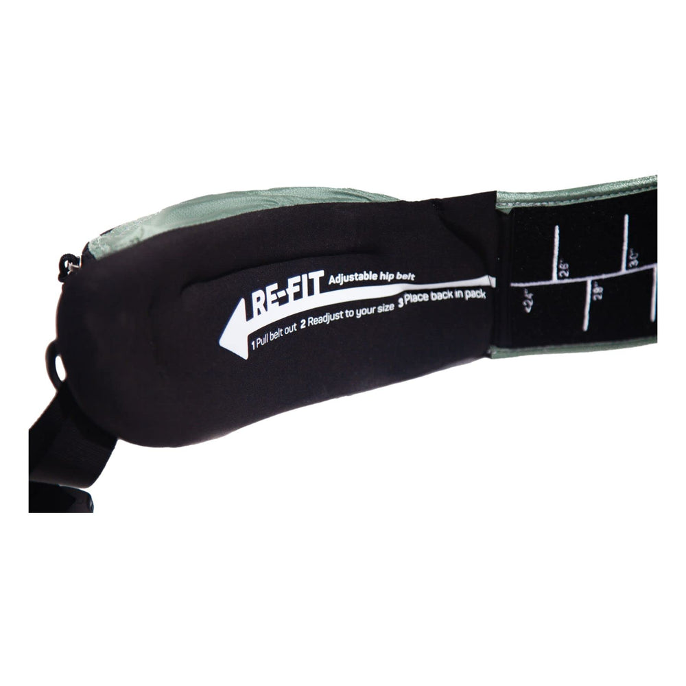 Granite Gear Crown 3 60L backpack side harness setup showing load balancing design