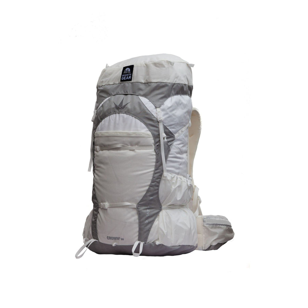 Granite Gear Crown 3 60L backpack front view for versatile outdoor packing.