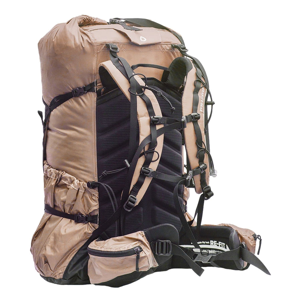Granite Gear Crown 3 60L roll-top opening for fast access and compression