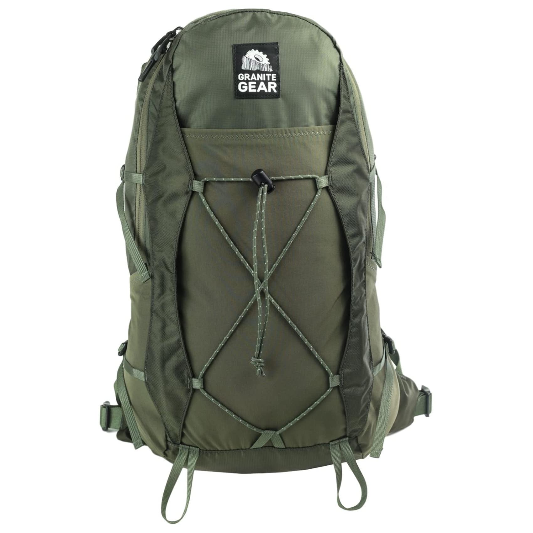 Granite Gear Dagger ultralight day pack side pocket detail showing expanded storage