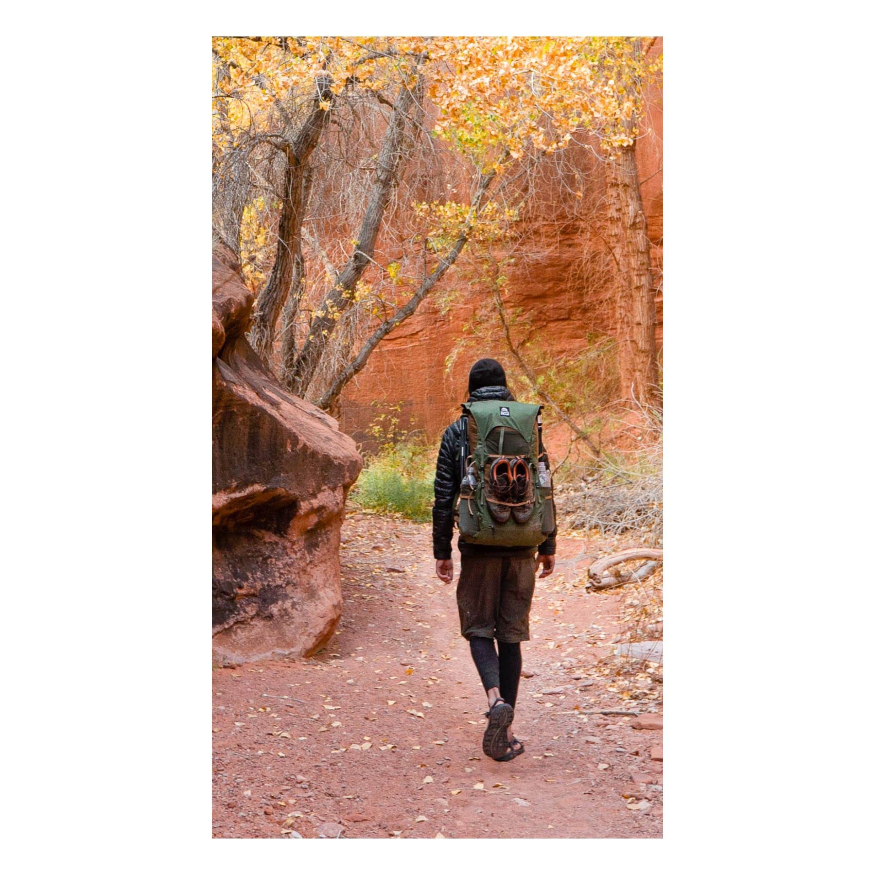 Granite Gear Perimeter 50 bourbon-pine colorway suits outdoor adventures.