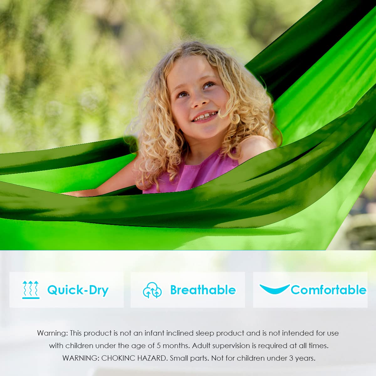 Grassman Kids Small Hammock compact travel bag makes packing effortless.