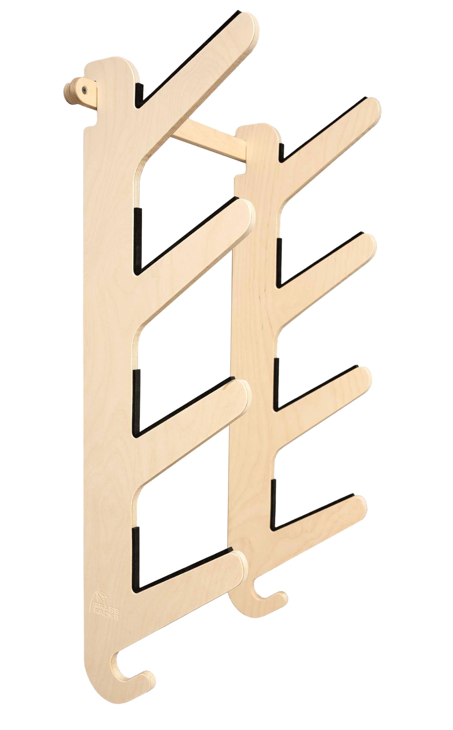 Grassracks Birch Molokaʻi wall mount shows four boards in a clean, space-saving display
