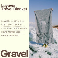 Gravel Layover blanket picnic-ready for cozy outdoor meals.