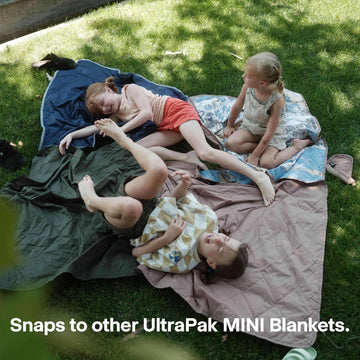 Gravel UltraPak Kids Blanket ideal for camping and hiking adventures.