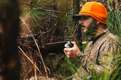 No-blow flip design feature of gravity can deer call