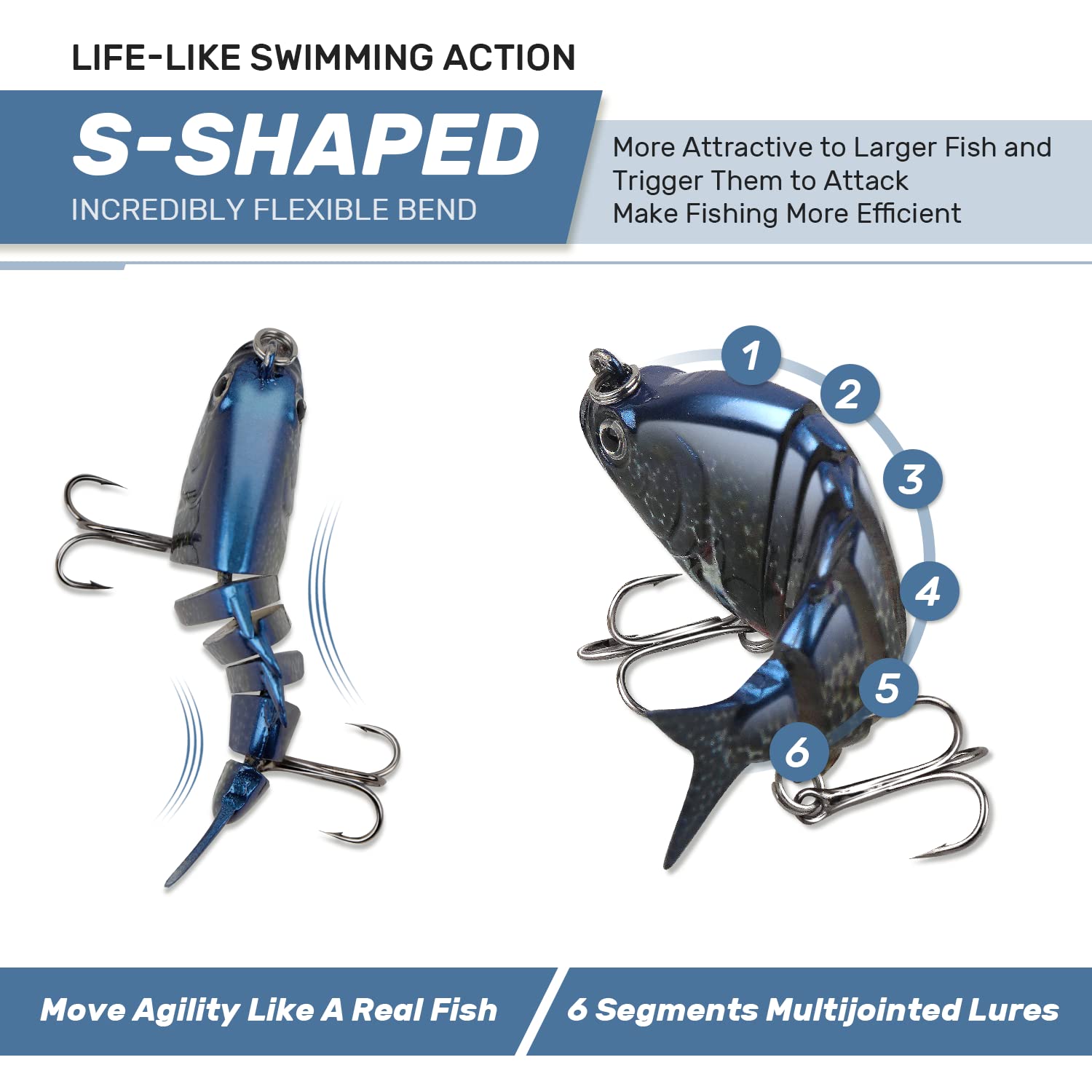 Internal gravity device enhances casting distance