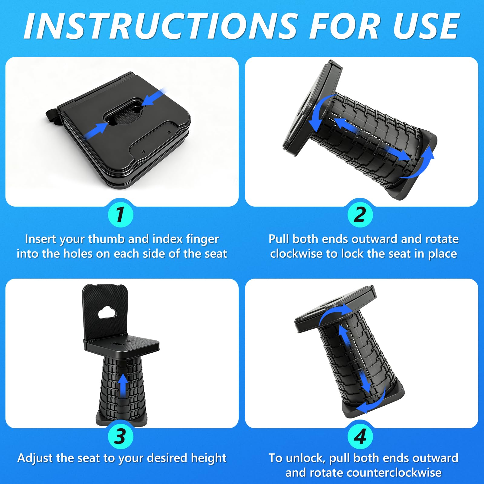 Graxie easy-open and quick-close mechanism for fast setup.