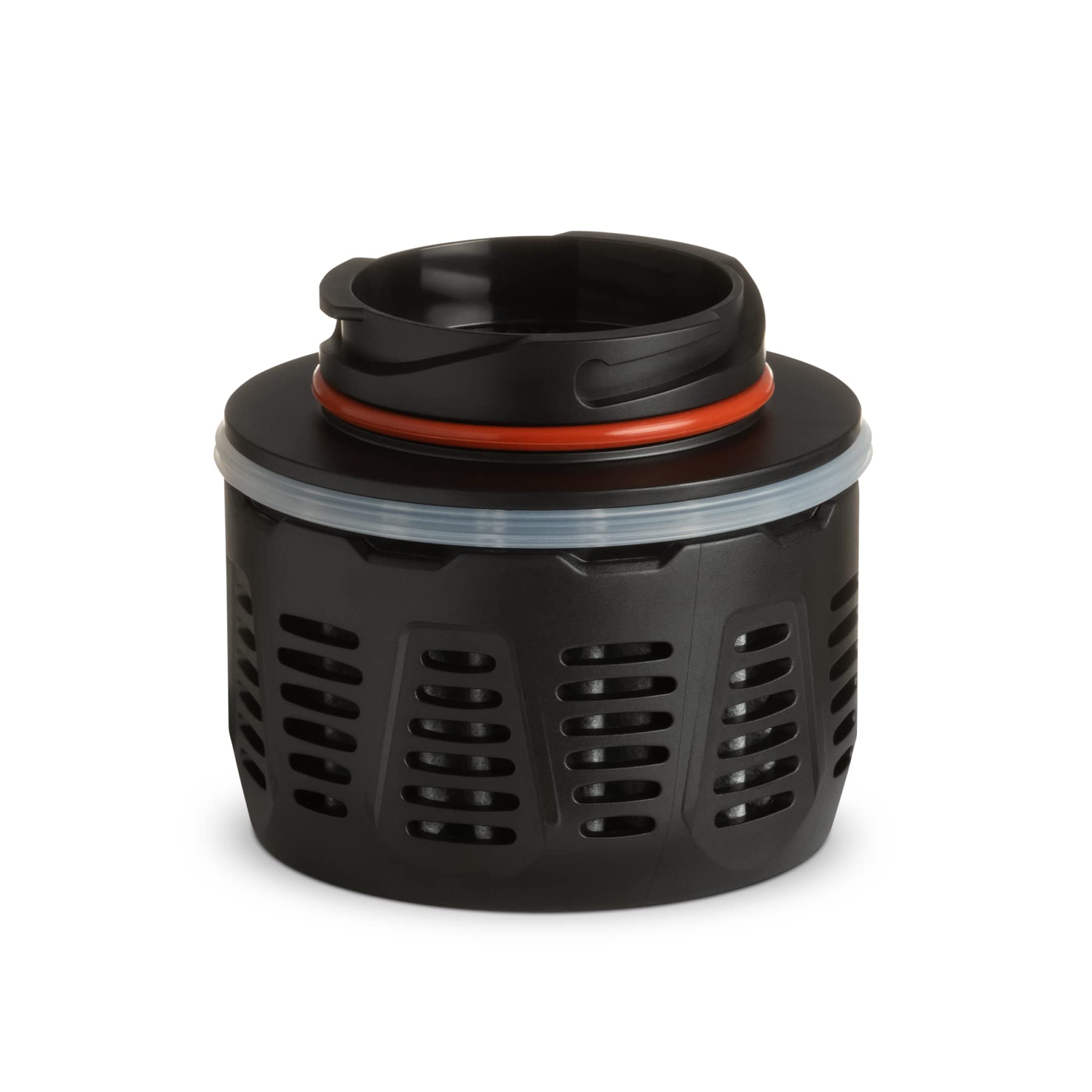 GRAYL GeoPress replacement filter cartridge for black bottle; enables on-the-go water purification.