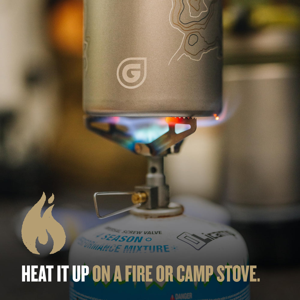 GRAYL GeoPress Titanium in an emergency kit setup